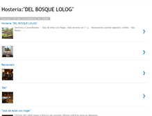 Tablet Screenshot of delbosquelolog.blogspot.com