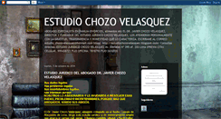 Desktop Screenshot of estudiochozovelasquez.blogspot.com