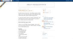 Desktop Screenshot of amashodgepodge.blogspot.com