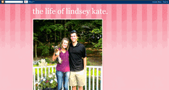 Desktop Screenshot of lindseykate07.blogspot.com