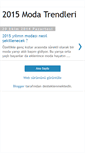 Mobile Screenshot of modatrendleri1.blogspot.com