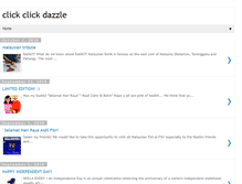 Tablet Screenshot of clickclickdazzle.blogspot.com