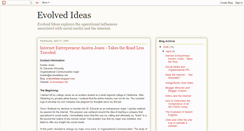 Desktop Screenshot of evolvedideas.blogspot.com