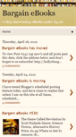 Mobile Screenshot of bargainebooks.blogspot.com