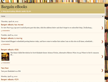 Tablet Screenshot of bargainebooks.blogspot.com