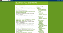 Desktop Screenshot of elearningparamatematicas.blogspot.com