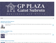 Tablet Screenshot of gpplaza-gatotsubroto-apartment-office.blogspot.com