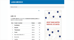 Desktop Screenshot of ladamexico.blogspot.com