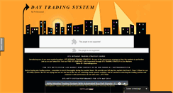 Desktop Screenshot of daytradingsystem.blogspot.com