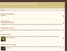 Tablet Screenshot of healthsangel-gesundheitsengel.blogspot.com