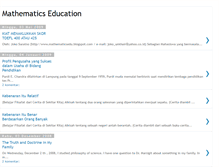 Tablet Screenshot of mathematicsedu.blogspot.com