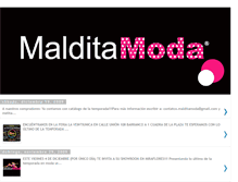 Tablet Screenshot of malditamodaperu.blogspot.com
