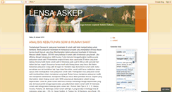 Desktop Screenshot of lensaprofesi.blogspot.com