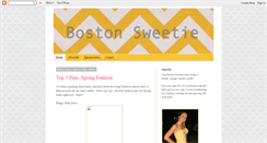 Desktop Screenshot of bostonsweetieblog.blogspot.com