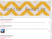 Tablet Screenshot of bostonsweetieblog.blogspot.com