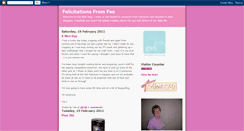 Desktop Screenshot of felicitationsfromfee.blogspot.com