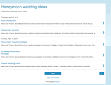 Tablet Screenshot of honeymoonweddingideas.blogspot.com