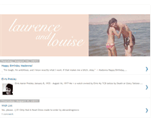 Tablet Screenshot of laurenceandlouise.blogspot.com