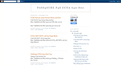 Desktop Screenshot of pass4sure-ccna.blogspot.com