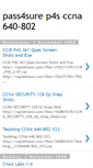 Mobile Screenshot of pass4sure-ccna.blogspot.com