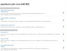 Tablet Screenshot of pass4sure-ccna.blogspot.com