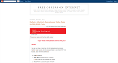 Desktop Screenshot of click-free-offer.blogspot.com