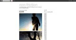 Desktop Screenshot of non-friction.blogspot.com