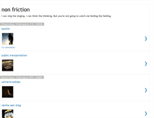 Tablet Screenshot of non-friction.blogspot.com