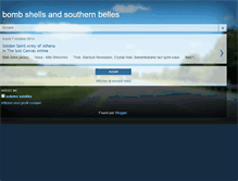 Tablet Screenshot of bombshellsandsouthernbelles.blogspot.com