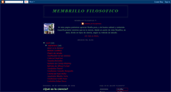 Desktop Screenshot of membrillofilosofico.blogspot.com