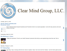 Tablet Screenshot of clearmindgroup.blogspot.com