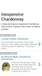 Mobile Screenshot of inexpensive-chardonnay.blogspot.com