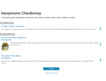 Tablet Screenshot of inexpensive-chardonnay.blogspot.com