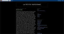 Desktop Screenshot of labelleparisienne.blogspot.com