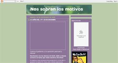 Desktop Screenshot of losmotivosnossobran.blogspot.com