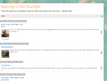 Tablet Screenshot of dancinginthestarlight.blogspot.com