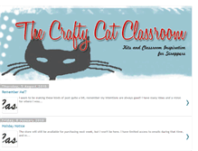 Tablet Screenshot of craftycatclassroom.blogspot.com