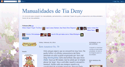 Desktop Screenshot of manualidadesdetiadeny.blogspot.com