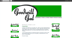 Desktop Screenshot of goodwillgal.blogspot.com