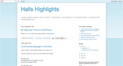 Desktop Screenshot of hallshighlights.blogspot.com