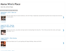 Tablet Screenshot of mamawinnsplace.blogspot.com