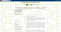 Desktop Screenshot of neuronurseconfessions.blogspot.com
