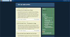 Desktop Screenshot of funcarseatcovers.blogspot.com