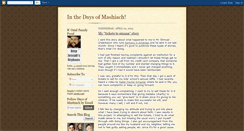 Desktop Screenshot of daysofmashiach.blogspot.com