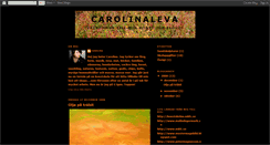 Desktop Screenshot of carolinaleva.blogspot.com