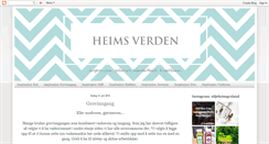 Desktop Screenshot of heimsverden.blogspot.com