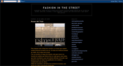 Desktop Screenshot of fashinthestreet.blogspot.com