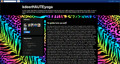 Desktop Screenshot of kdeerhauteyogawear.blogspot.com