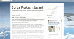 Desktop Screenshot of jnsuryaprakash.blogspot.com