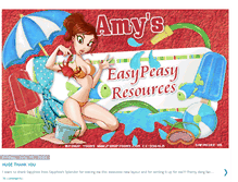 Tablet Screenshot of amyseasypeasy.blogspot.com